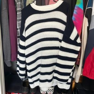 Oversized Striped Sweater